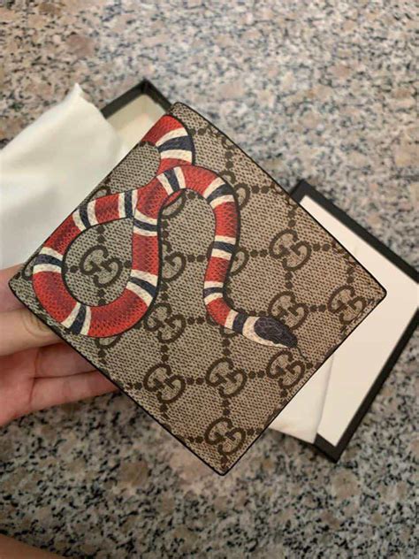 replica gucci wallets|authentic gucci snake wallet.